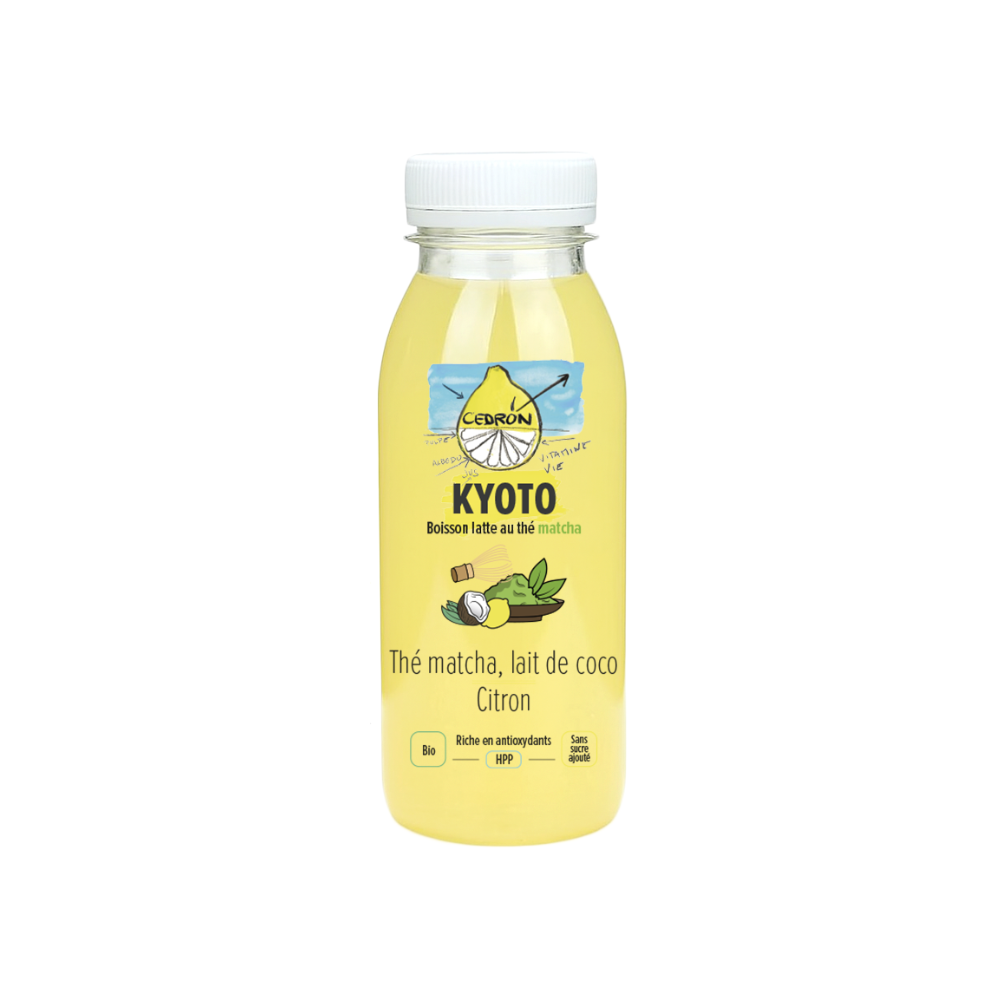 Citronnade Kyoto matcha coco bio Cedron 25cl x 8