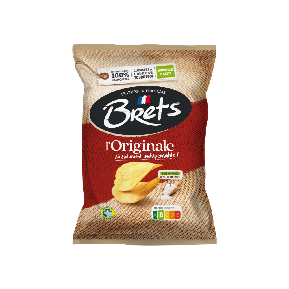 Chips au sel de Guerande Brets l'Originale 30gr
