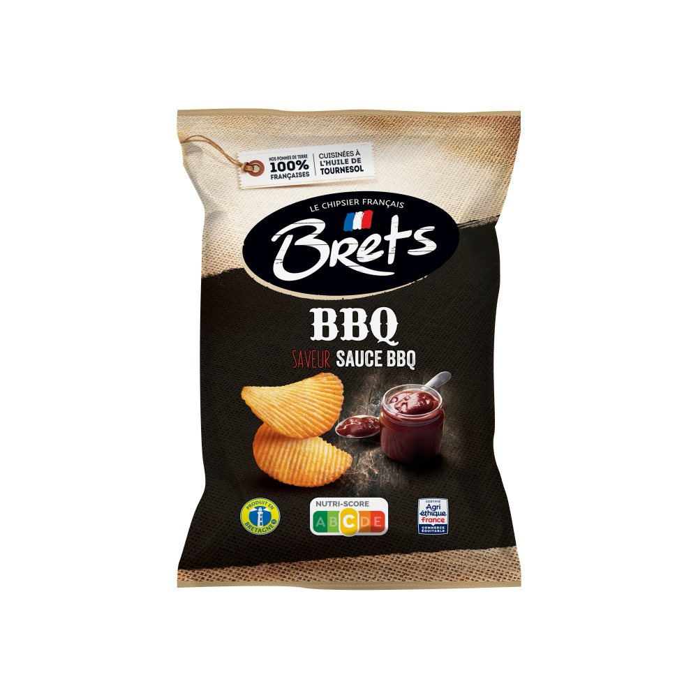Chips saveur sauce BBQ Brets 25gr