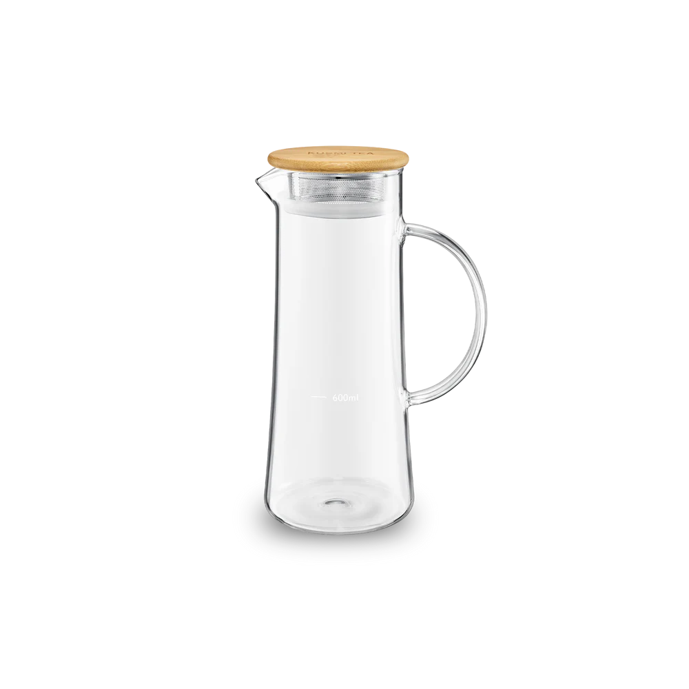 Carafe pour thé glacé 1,1 litre en verre avec filtre intégré