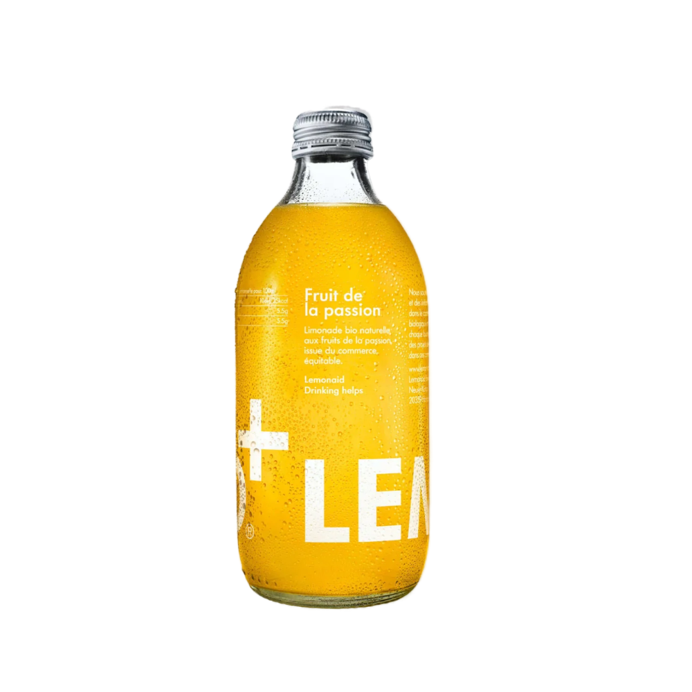 Limonade fruit de la passion bio Lemonaid+ 33cl x 12