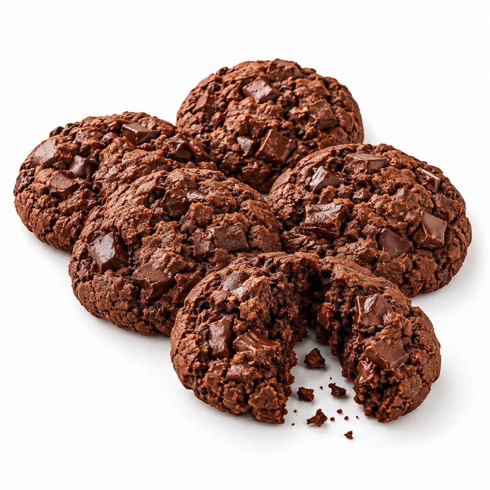 Cookie tout chocolat 110gr 5 pièces