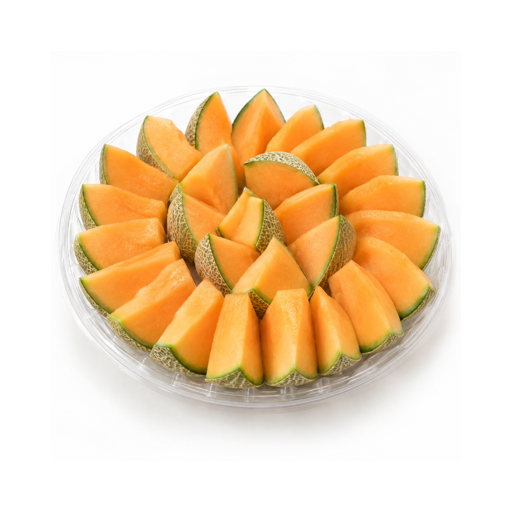 Plateau de melon frais coupé pour 8 à 10 personnes