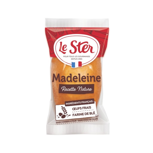 [0289] Madeleines aux œufs frais Le Ster 44 pièces de 25gr