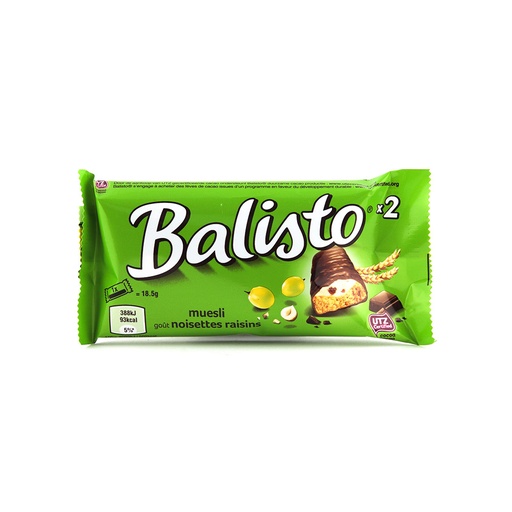 [0307] Balisto muesli 20 pièces de 37gr