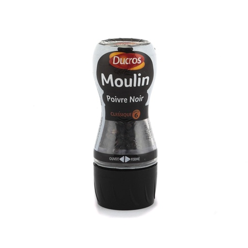 [0770] Poivre noir en moulin Ducros 35gr