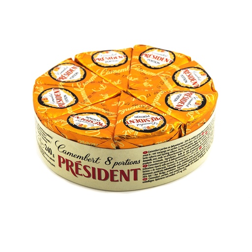 [0907] Camembert Président  8 pièces de 30gr