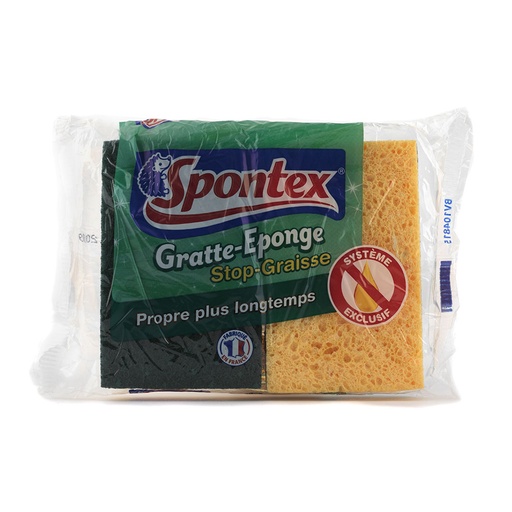 [0931] Eponges grattantes Spontex 2 pièces