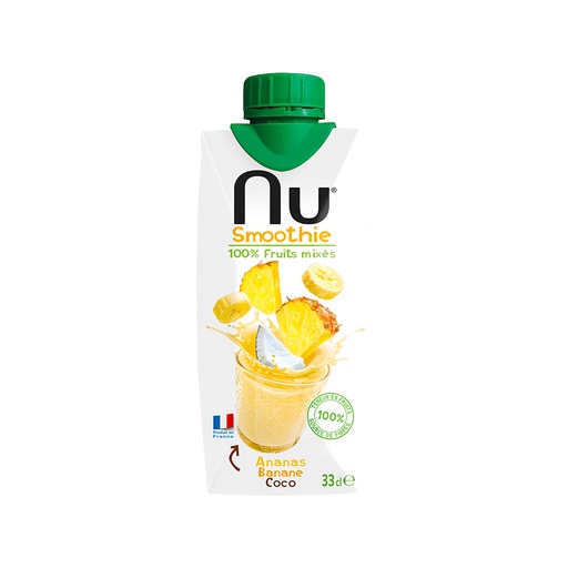 [1033] Smoothie ananas banane coco Nu 33cl x 12