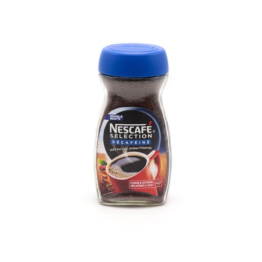 [3014] Café soluble décaféiné Nescafé Sélection 200gr