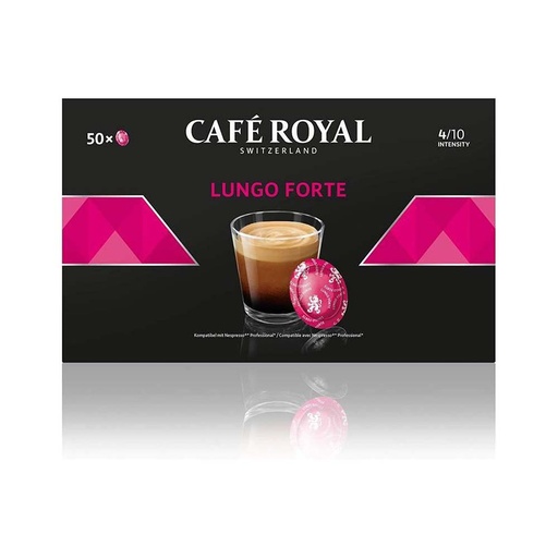 [5013] Capsules compatibles Nespresso Professionnel Lungo Forte Café Royal 50 pièces