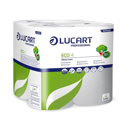 [5022] Essuie-tout certifié Lucart Professional 4 rouleaux