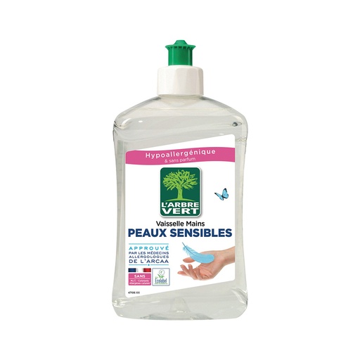 [5023] Liquide vaisselle écologique et hypoallergénique L'Arbre Vert 500ml