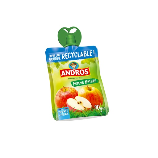 [5077] Compote pomme nature Andros 24 pièces de 90gr