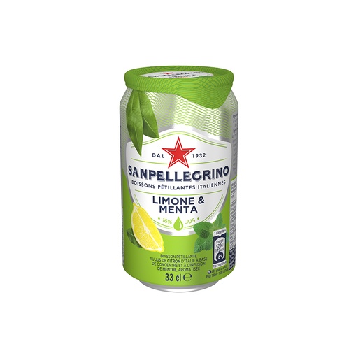 [5168] San Pellegrino Limone & Manta 33cl x 24