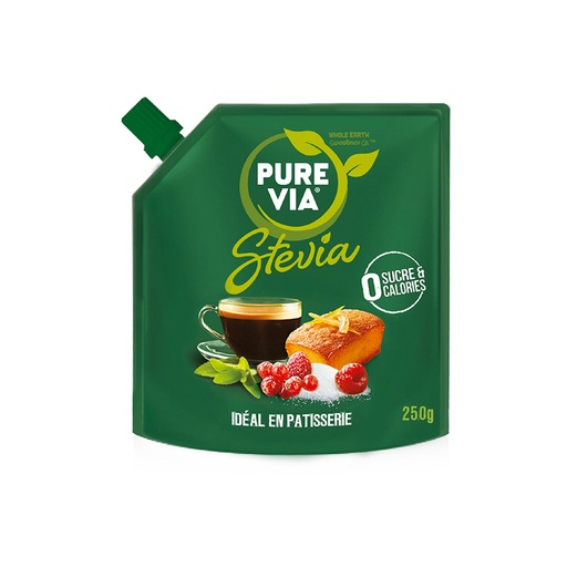 [5183] Pure Via stévia édulcorant en poudre 250gr