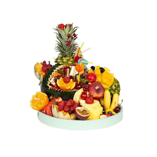 [5184] Pièce montée de fruits frais