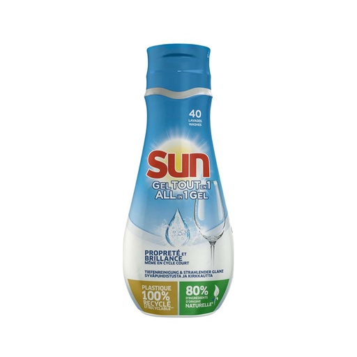 [5261] Gel lave vaisselle turbo tout en un Sun 40 doses 700ml