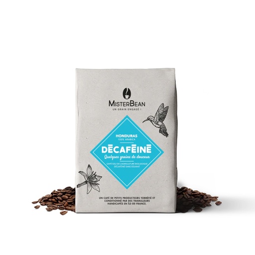 [5298] Café décaféiné en grain Honduras bio MisterBean 250gr