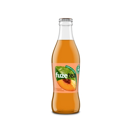 [5319] Thé glacé pêche FuzeTea en verre consigné 25cl x 24