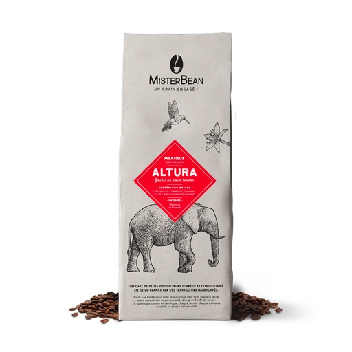 [5365] Café en grain bio Mexique Altura MisterBean 1 kilo
