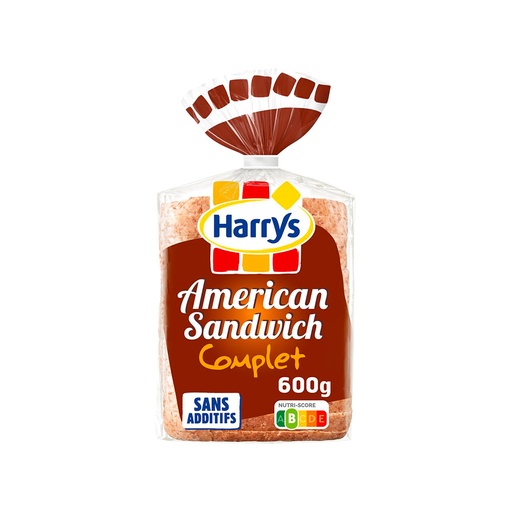 [5395] Pain de mie complet Harrys 600gr
