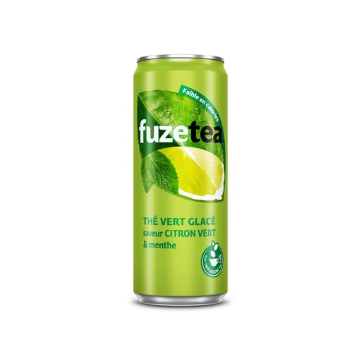 [5594] Thé glacé citron vert menthe FuzeTea 33cl x 24