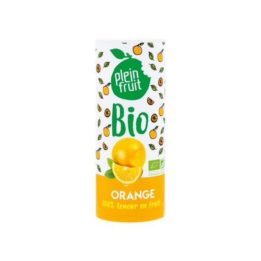 [5607] Canette Tetra Pak de jus d'orange bio Plein Fruit  23,5cl x 12
