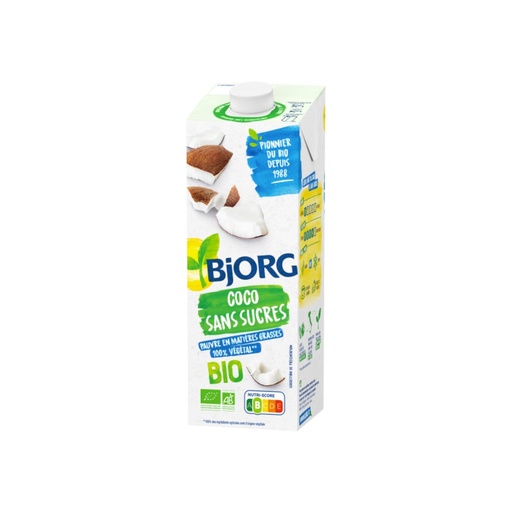 [5640] Boisson végétale au coco sans sucres bio Bjorg 1L