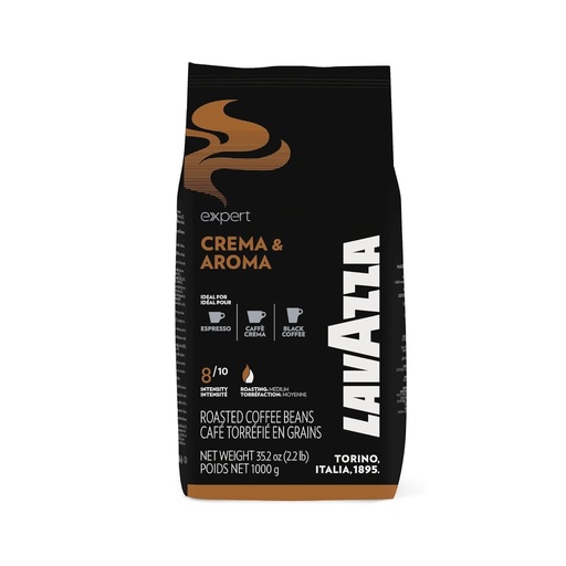 [5618] Café en grain crema et aroma Lavazza 1 kilo