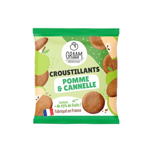 [5632] Croustillants pomme et cannelle Graam 25gr x 10