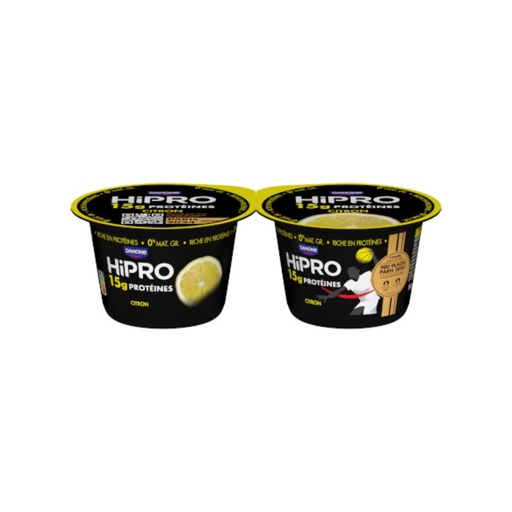 [5661] Yaourt citron protéiné Hipro 2 x 160gr