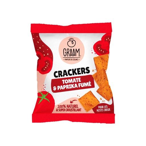 [5679] Crackers tomate et paprika fumé Graam 30gr x 10