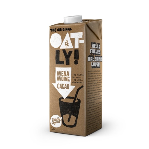 [5698] Boisson végétale d'avoine au cacao Oatly 1 litre