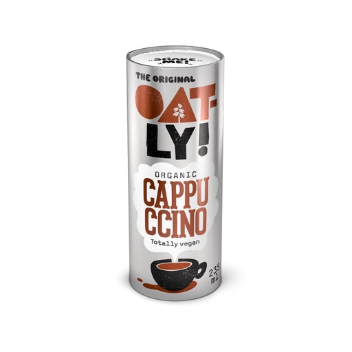 [5700] Cappuccino à base de boisson végétale d'avoine bio Oatly 23,5cl x 12