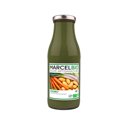 [5711] Soupe artisanale bio aux 7 légumes Marcel Bio 48cl