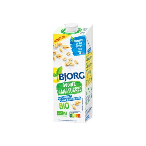 [5718] Boisson végétale d'avoine sans sucres bio Bjorg 1 litre