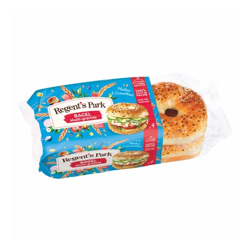 [5723] Bagels multi graines Regent's Park 4 pièces pour 250gr