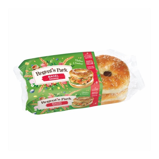 [5724] Bagels sésame Regent's Park 4 pièces pour 250gr