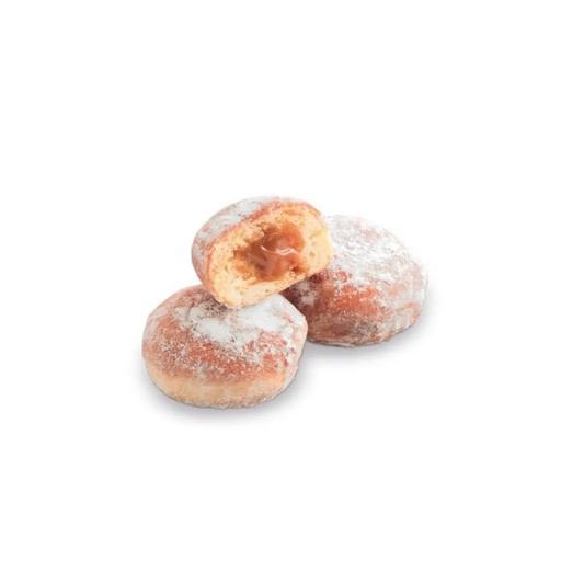 [5756] Minis beignets fourrés au caramel 5 pièces de 25gr