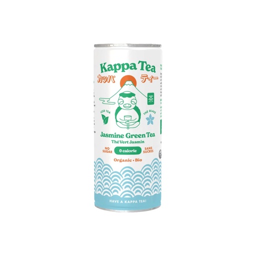 [5806] Thé vert jasmin bio Kappa Tea 25cl x 24