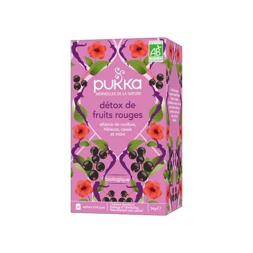 [6096] Infusion detox fruits rouges Pukka 20 sachets