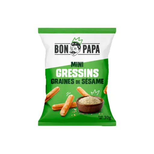 [5863] Mini gressins graines de sésame Bon Papa 30gr