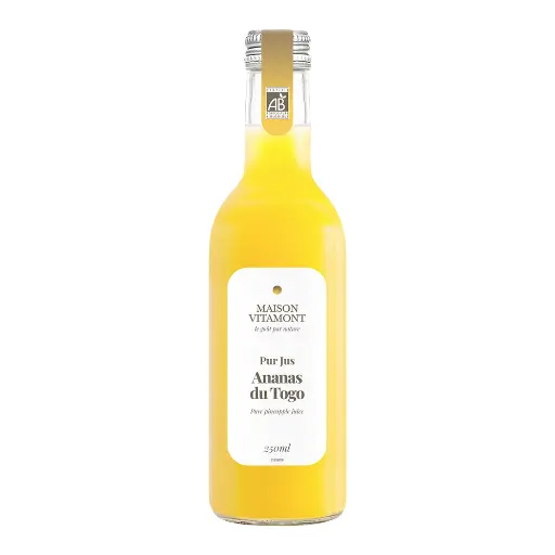 [5920] Pur jus d'ananas du Togo Maison Vitamont 25cl x 12  
