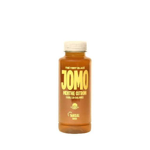[5938] Thé vert glacé menthe citron bio Jomo 35cl x 12