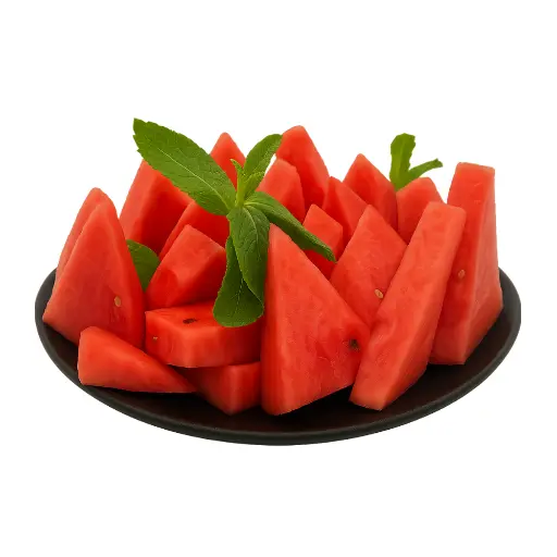 [6106] Plateau de pastèque fraîche coupée 4-6 personnes - fraîcheur estivale