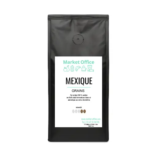 [5972] Café en grain Le Mexicain Market Office 1 kilo