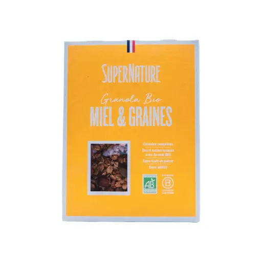 [5975] Granola miel et graines bio Super Nature Catherine Kluger 350gr