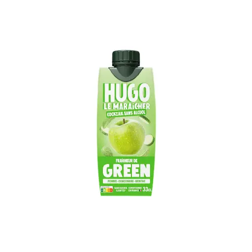 [6219] Jus de pomme concombre et menthe Hugo Le Maraîcher 33cl x 12