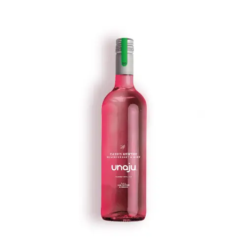 [6231] Boisson pétillante infusée cassis menthe bio Unaju 75cl x 6
